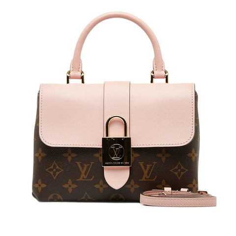 ルイ ヴィトン モノグラム ロッキー BB ハンドバッグ ショルダーバッグ 2WAY M44080 ブラウン ピンク PVC レザー レディース LOUIS VUITTON 【中古】