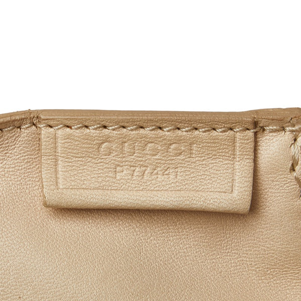 グッチ タッセル ハンドバッグ トートバッグ 001 4403 ホワイト アイボリー レザー レディース GUCCI 【中古】
