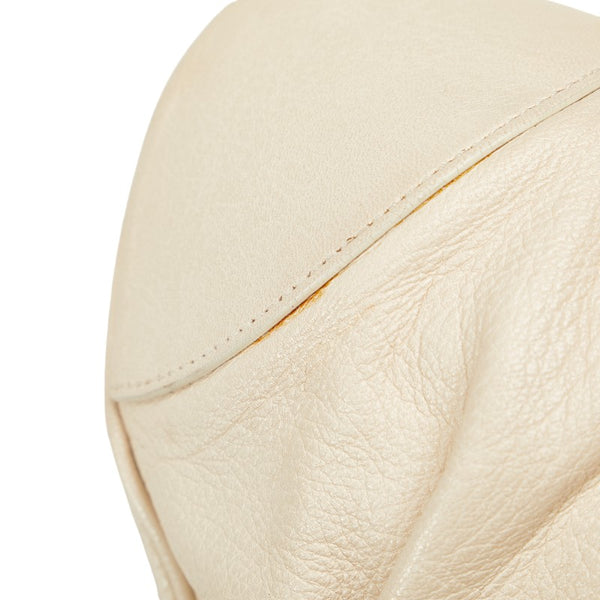 サルヴァトーレフェラガモ ガンチーニ ハンドバッグ AU-21 6317 ホワイト レザー レディース Salvatore Ferragamo 【中古】