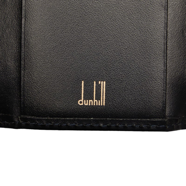 ダンヒル オックスフォード ロゴ ゴールド金具  キーケース 6連 ブラック レザー メンズ Dunhill 【中古】