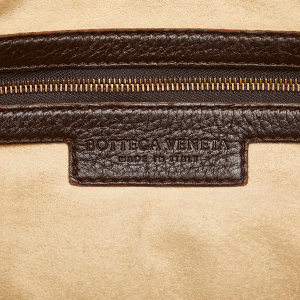 ボッテガヴェネタ ミニボストンバッグ ハンドバッグ ブラウン レザー パイソン レディース BOTTEGAVENETA 【中古】