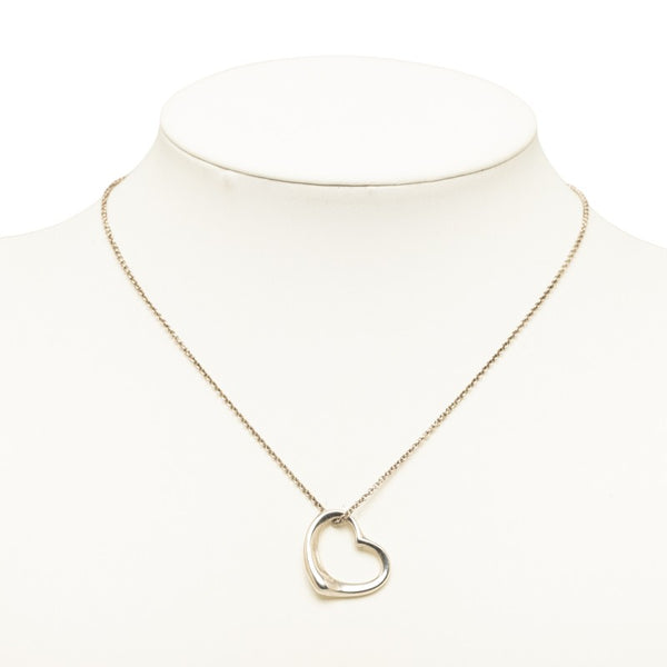 ティファニー オープンハート ネックレス SV925 シルバー レディース TIFFANY&Co. 【中古】