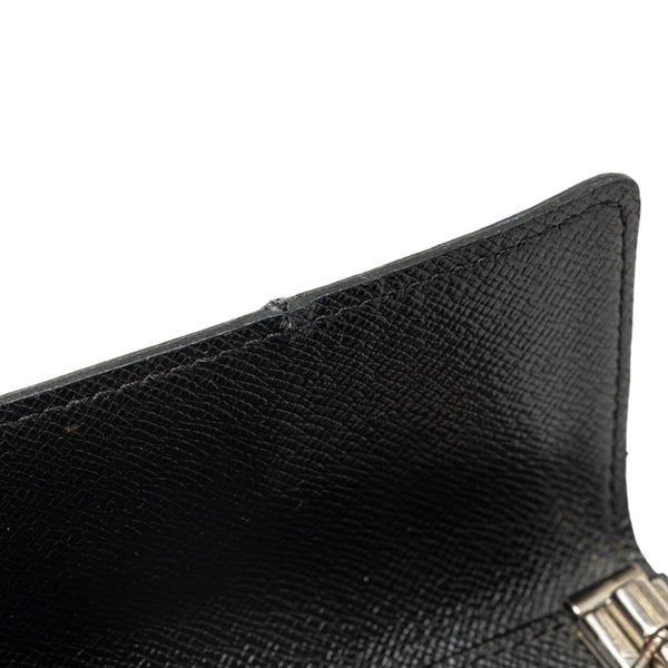 ルイ ヴィトン ダミエ グラフィット ミュルティクレ6 キーケース N62662 ブラック PVC レザー メンズ LOUIS VUITTON 【中古】
