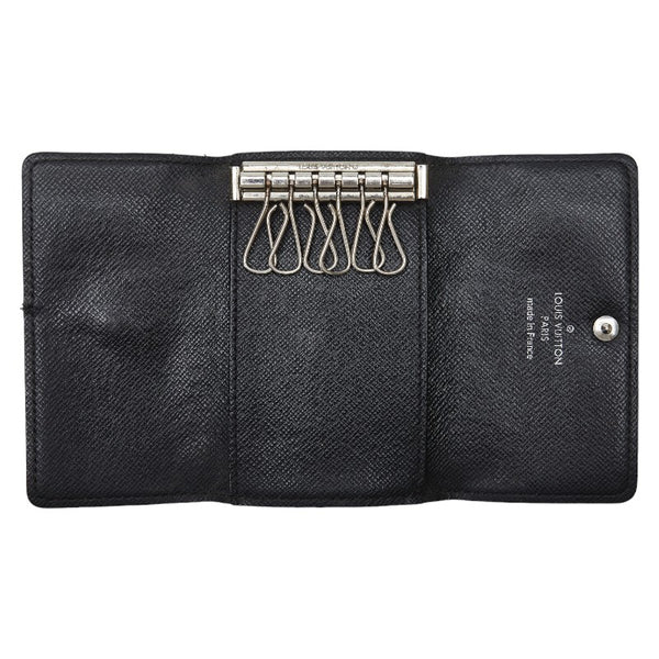 ルイ ヴィトン ダミエ グラフィット ミュルティクレ6 キーケース N62662 ブラック PVC レザー メンズ LOUIS VUITTON 【中古】