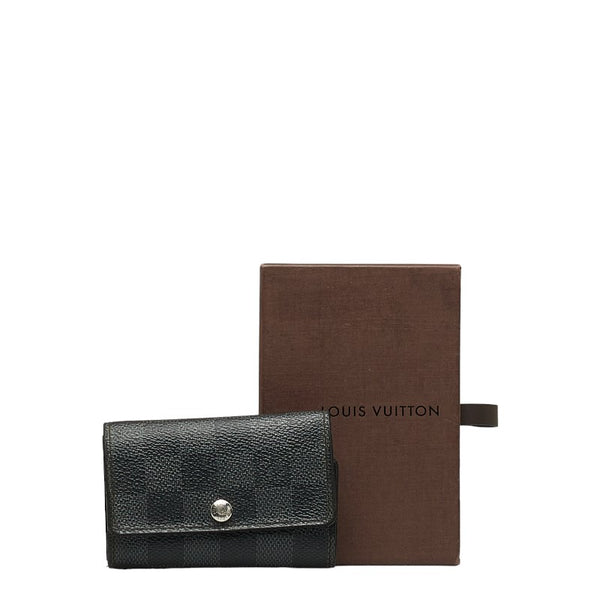 ルイ ヴィトン ダミエ グラフィット ミュルティクレ6 キーケース N62662 ブラック PVC レザー メンズ LOUIS VUITTON 【中古】