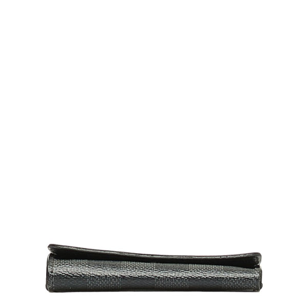 ルイ ヴィトン ダミエ グラフィット ミュルティクレ6 キーケース N62662 ブラック PVC レザー メンズ LOUIS VUITTON 【中古】