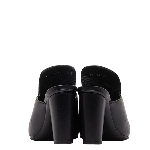 サルヴァトーレフェラガモ ガンチーニ パンプス 6 732891 ブラック レザー レディース Salvatore Ferragamo 【中古】