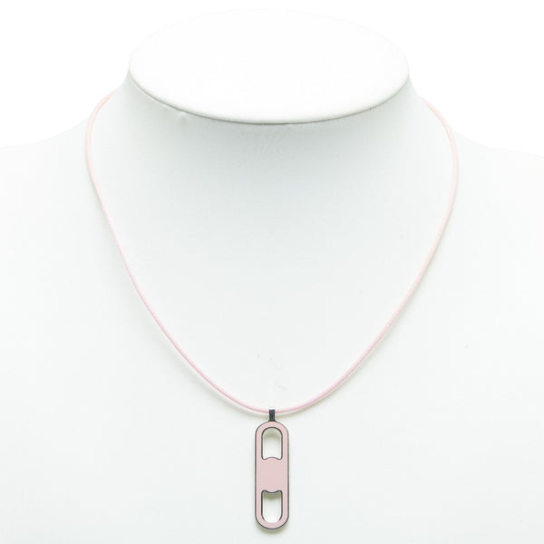 エルメス ネックレス シルバー ピンク メタル レディース HERMES 【中古】