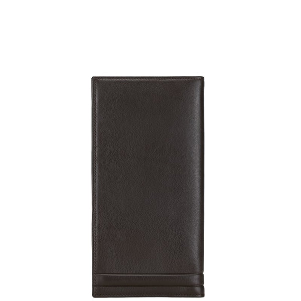 サルヴァトーレフェラガモ 長財布 ブラウン レザー メンズ Salvatore Ferragamo 【中古】