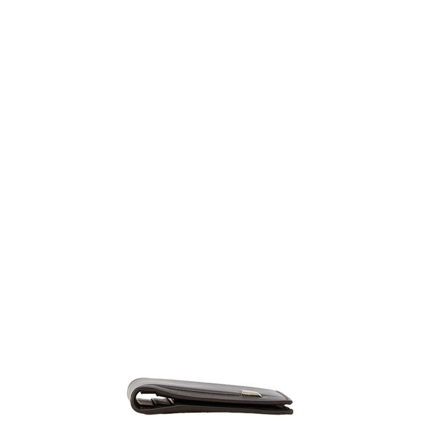 サルヴァトーレフェラガモ 長財布 ブラウン レザー メンズ Salvatore Ferragamo 【中古】