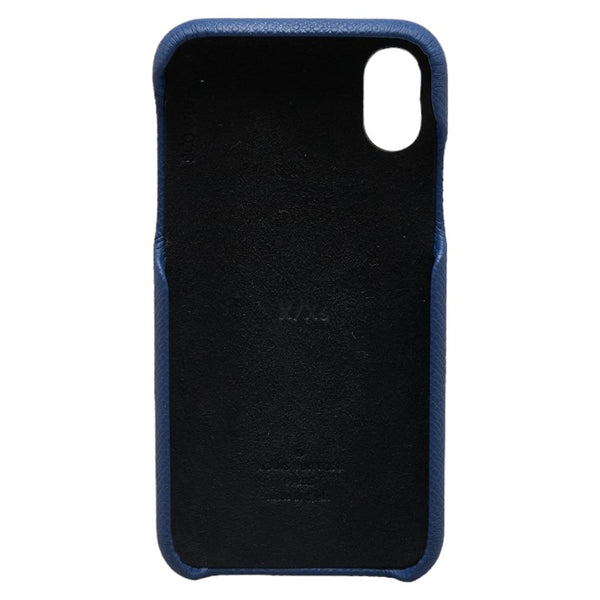 ルイ ヴィトン モノグラム タイガラマ iPhoneケース X/Xs M30273 ブルー レザー レディース LOUIS VUITTON 【中古】