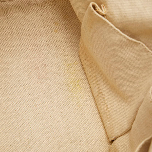 グッチ クラフト トートバッグ ハンドバッグ 269878 ベージュ ホワイト キャンバス レザー レディース GUCCI 【中古】