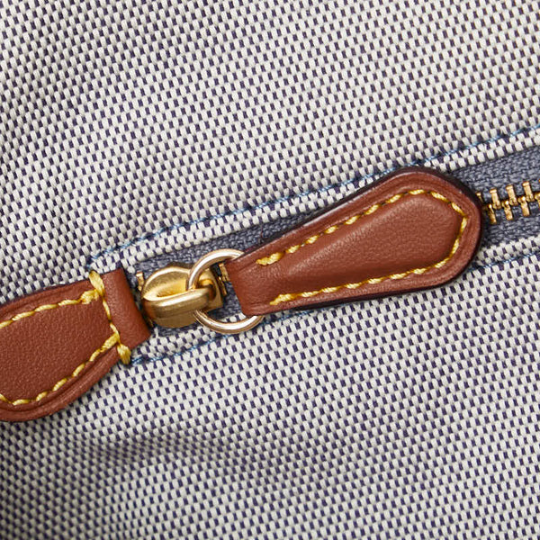 コーチ ソフトタビー エンブロイダリー チェリー ハンドバッグ ショルダーバッグ 2WAY CA033 ブルー ブラック ストロー レザー レディース COACH 【中古】