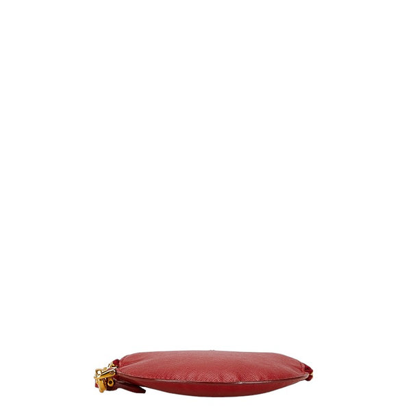 プラダ コインケース 小銭入れ 1M1443 レッド サフィアーノレザー レディース PRADA 【中古】