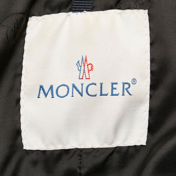 モンクレール ロゴ ダウンベスト ブラック ナイロン ポリエステル レディース MONCLER 【中古】