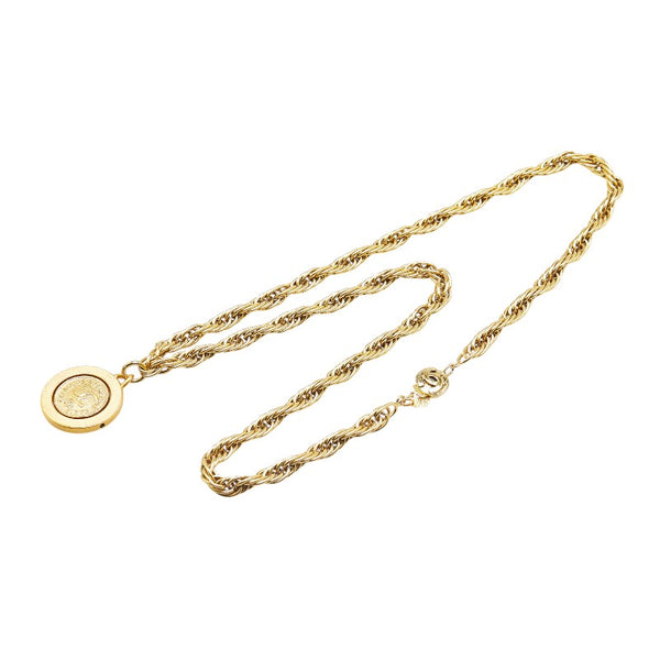 シャネル ヴィンテージ ココマーク 31 RUE CAMBON カンボン チェーン ネックレス ゴールド メッキ レディース CHANEL 【中古】