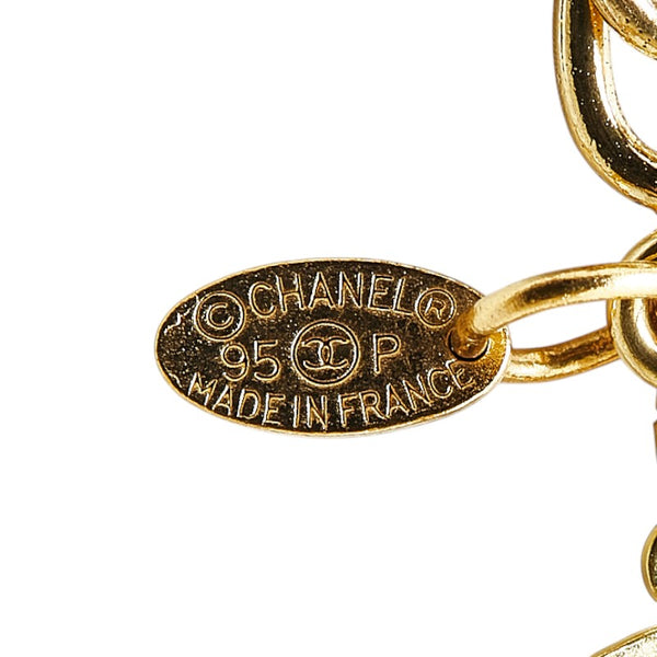 シャネル ヴィンテージ ココマーク 31 RUE CAMBON カンボン チェーン ネックレス ゴールド メッキ レディース CHANEL 【中古】