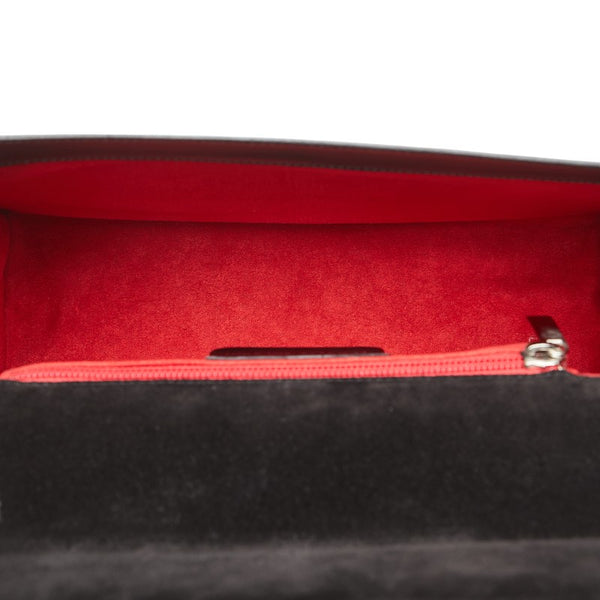 サルヴァトーレフェラガモ ガンチーニ ハンドバッグ ショルダーバッグ ブラック レザー レディース Salvatore Ferragamo 【中古】