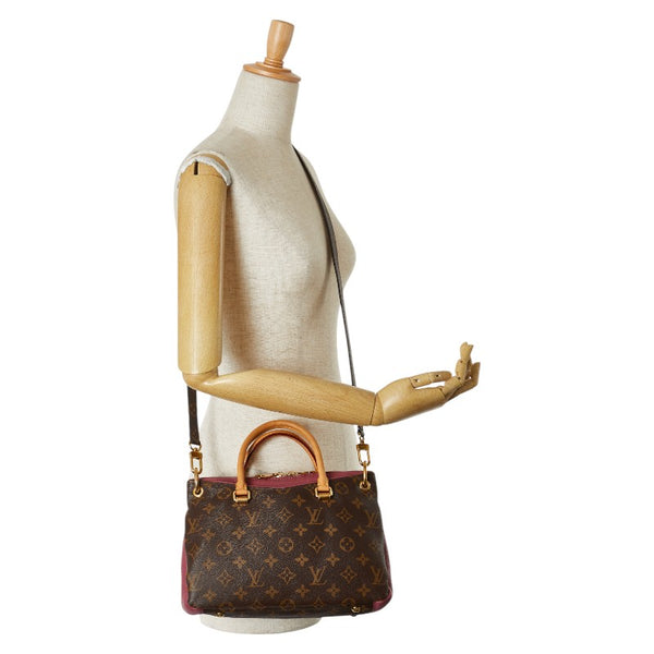 ルイ ヴィトン モノグラム パラスBB ハンドバッグ ショルダーバッグ 2WAY M41634 グレープ ピンク PVC レザー レディース LOUIS VUITTON 【中古】