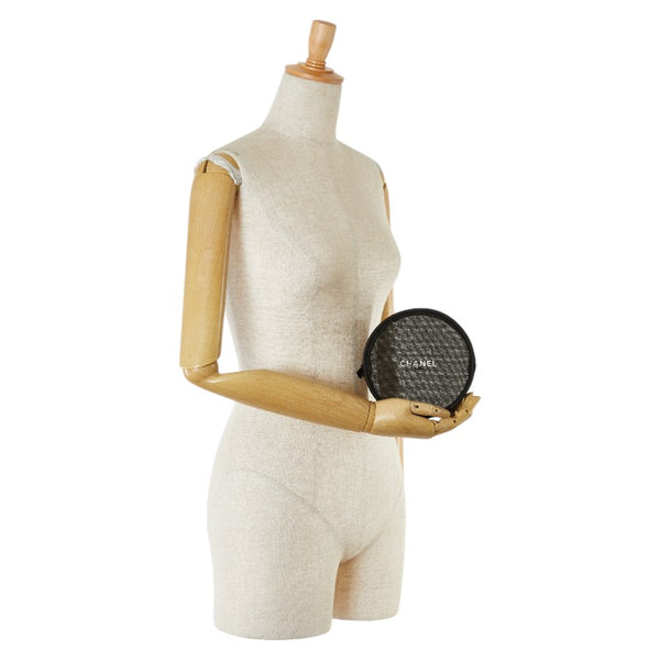 シャネル ココマーク ポーチ マルチケース 小物入れ ブラック ナイロン レディース CHANEL 【中古】