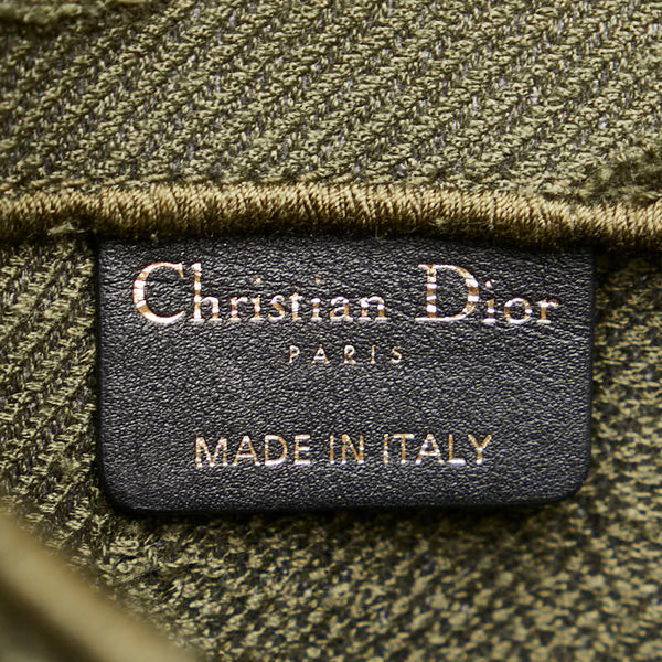 ディオール ロゴ サドルバッグ ショルダーバッグ ウエストバッグ S5632CWAH カーキグリーン キャンバス レディース Dior 【中古】