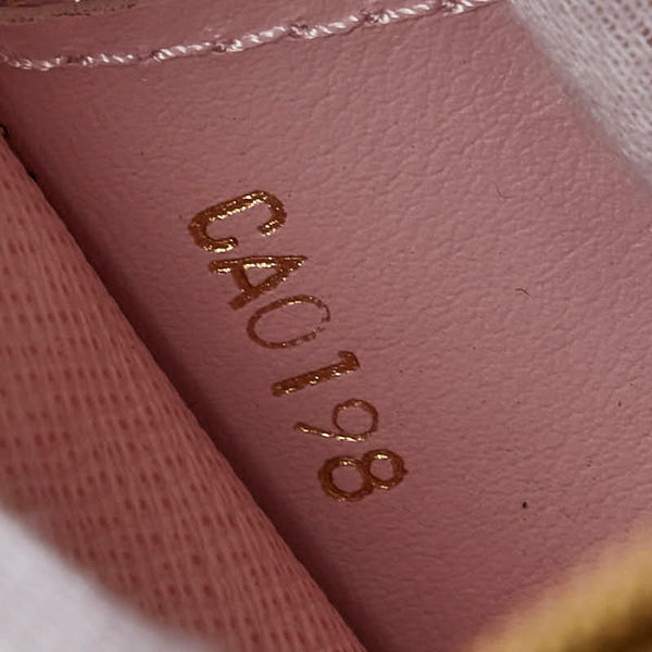 ルイ ヴィトン ダミエ ポルトフォイユ カイサ 長財布 N61227 ローズバレリーヌ ピンク PVC レザー レディース LOUIS VUITTON 【中古】