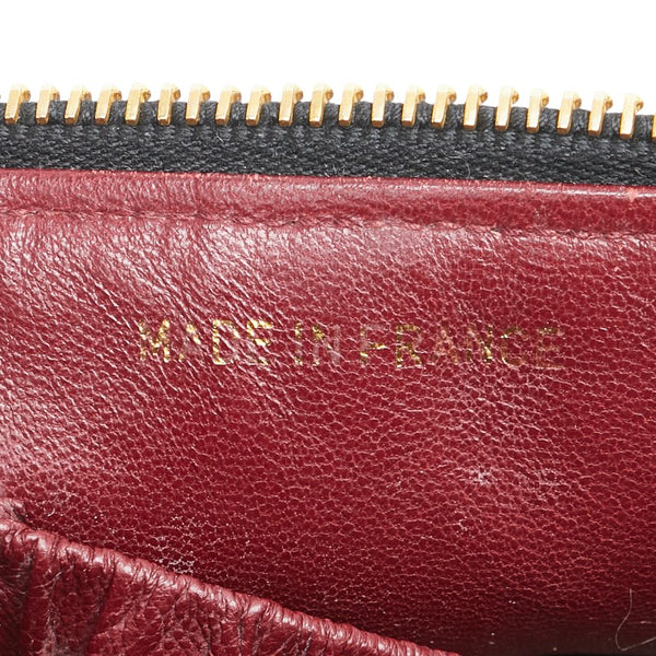 シャネル マトラッセ ココマーク バニティバッグ ブラック ラムスキン レディース CHANEL 【中古】