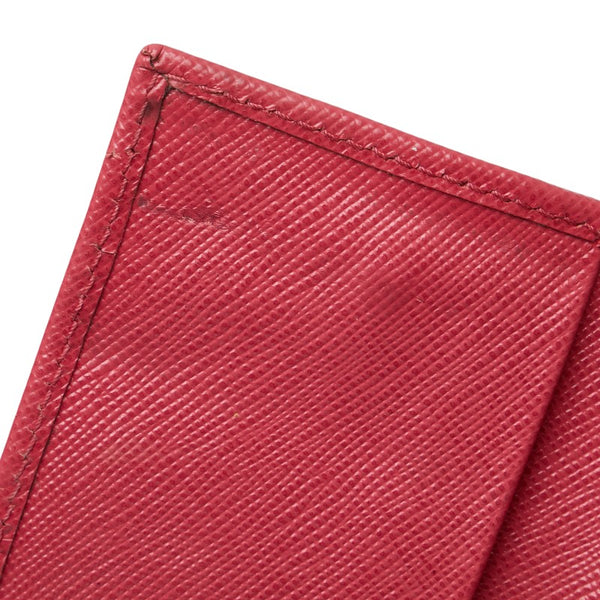 プラダ 6連 キーケース 1PG222 ピンク サフィアーノレザー レディース PRADA 【中古】