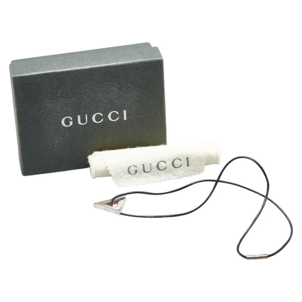 グッチ 三角ペンダント ネックレス シルバー SV925 シルバー レディース GUCCI 【中古】