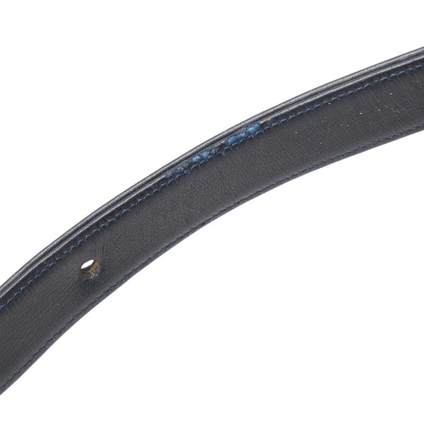 カルティエ サファイア ショルダーバッグ ブラック レザー レディース CARTIER 【中古】