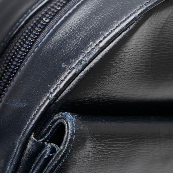 カルティエ サファイア ショルダーバッグ ブラック レザー レディース CARTIER 【中古】