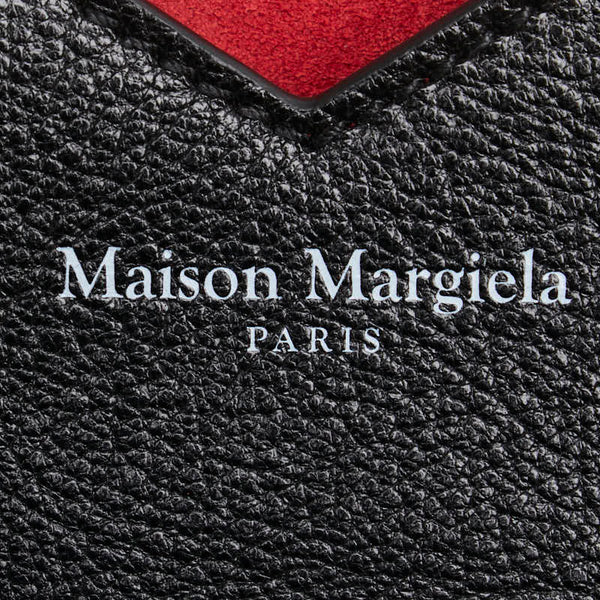 マルタンマルジェラ カレンダー ミニ ショルダーバッグ ブラック レザー レディース MARTIN MARGIELA 【中古】