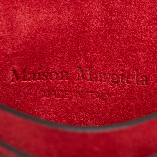 マルタンマルジェラ カレンダー ミニ ショルダーバッグ ブラック レザー レディース MARTIN MARGIELA 【中古】