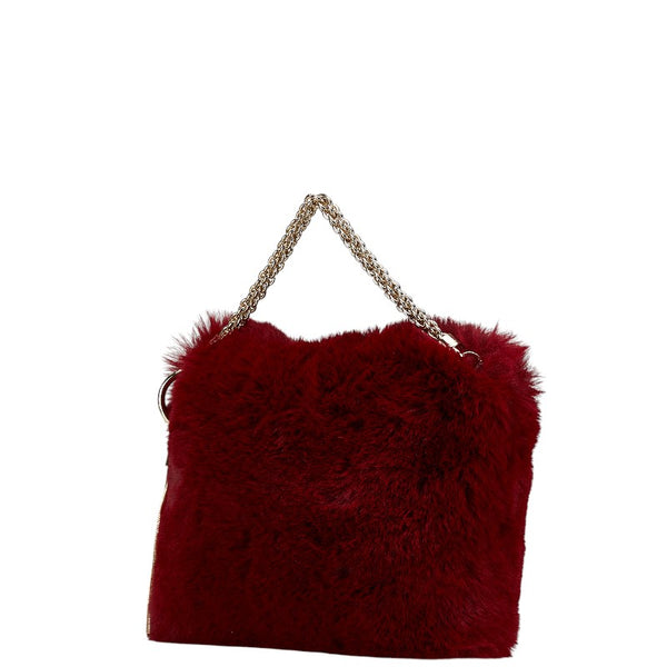 ジミーチュウ チェーン ショルダーバッグ ハンドバッグ ファー レディース JIMMY CHOO 【中古】