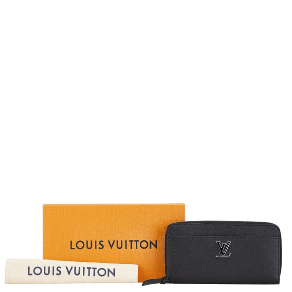 ルイ ヴィトン ジッピー ロックミー ラウンドファスナー 長財布 M62622 ノワール ブラック レザー レディース LOUIS VUITTON 【中古】