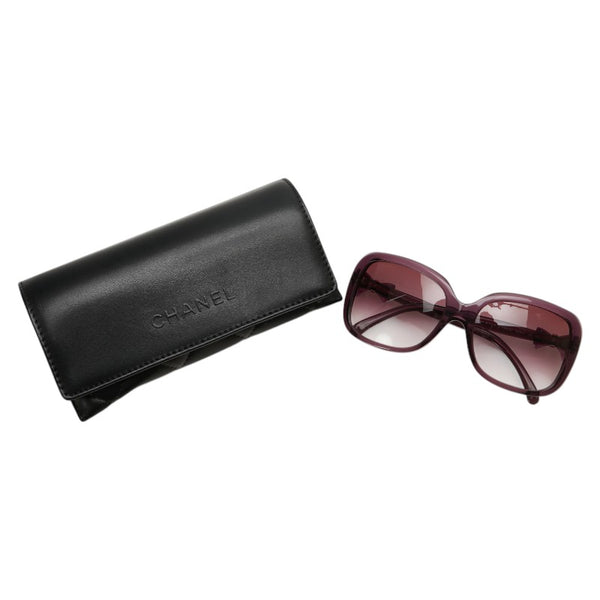 シャネル サングラス 5171-A c1083/3P パープル プラスチック レディース CHANEL 【中古】