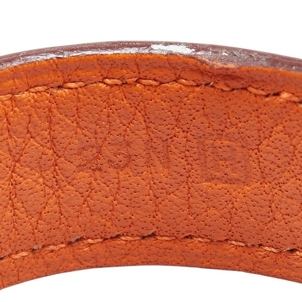 エルメス グローブホルダー オレンジ レザー レディース HERMES 【中古】