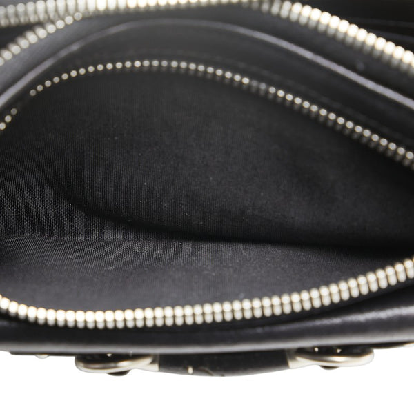 ディオール ロゴ 長財布 ブラック レザー レディース Dior 【中古】