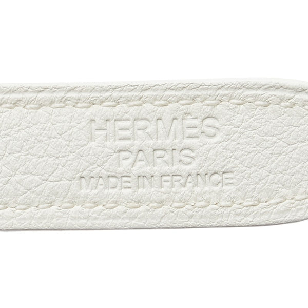 エルメス シルキーシティPM 斜め掛け ショルダーバッグ オレンジ シルク レザー レディース HERMES 【中古】