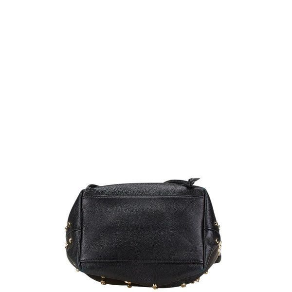 ジミーチュウ BON BON BUCKET S スタッズ ショルダーバッグ ハンドバッグ 2WAY ブラック レザー レディース JIMMY CHOO 【中古】