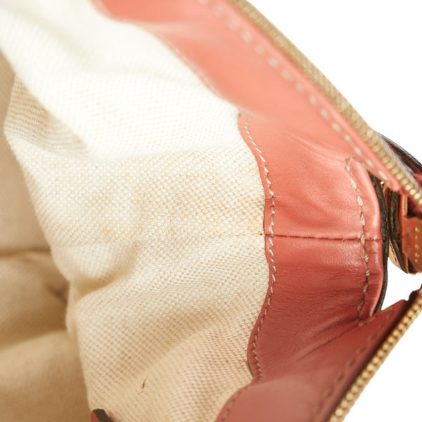 グッチ ディアマンテ スーキー ハンドバッグ ショルダーバッグ 2WAY 247902 ベージュ ピンク キャンバス レザー レディース GUCCI 【中古】