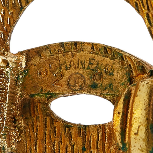 シャネル ココマーク イヤリング ゴールド メッキ レディース CHANEL 【中古】