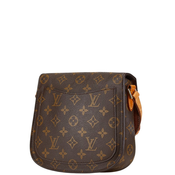 ルイ ヴィトン モノグラム ミニ サンクルー 斜め掛け ショルダーバッグ M51244 ブラウン PVC レザー レディース LOUIS VUITTON 【中古】