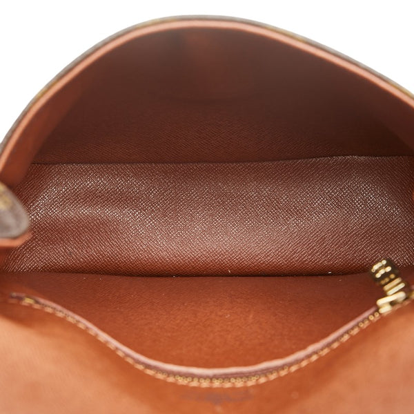 ルイ ヴィトン モノグラム ミニ サンクルー 斜め掛け ショルダーバッグ M51244 ブラウン PVC レザー レディース LOUIS VUITTON 【中古】