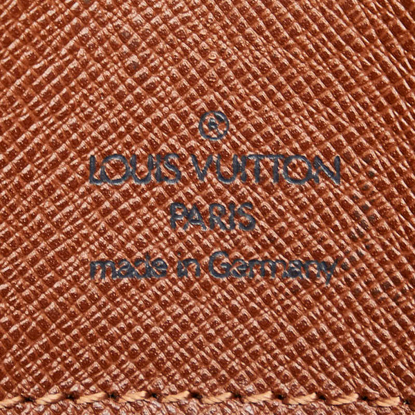 ルイ ヴィトン モノグラム ミニ サンクルー 斜め掛け ショルダーバッグ M51244 ブラウン PVC レザー レディース LOUIS VUITTON 【中古】