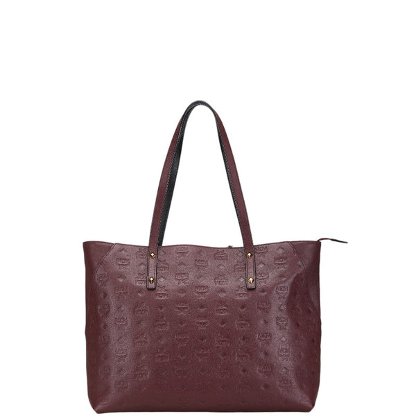 MCM エムシーエム トートバッグ レザー MCM エムシーエム MCM モノグラム トートバッグ コニャック