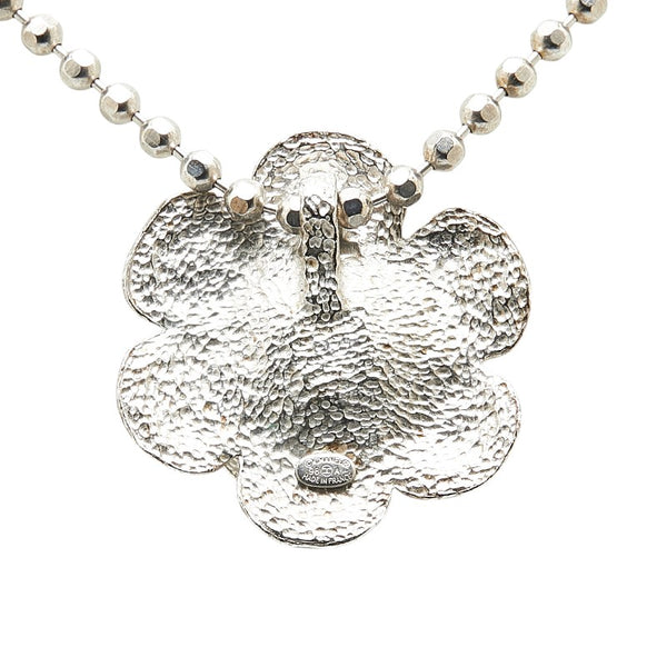 シャネル カメリア ネックレス シルバー メタル レディース CHANEL 【中古】