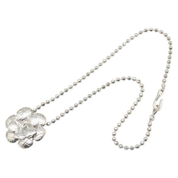シャネル カメリア ネックレス シルバー メタル レディース CHANEL 【中古】