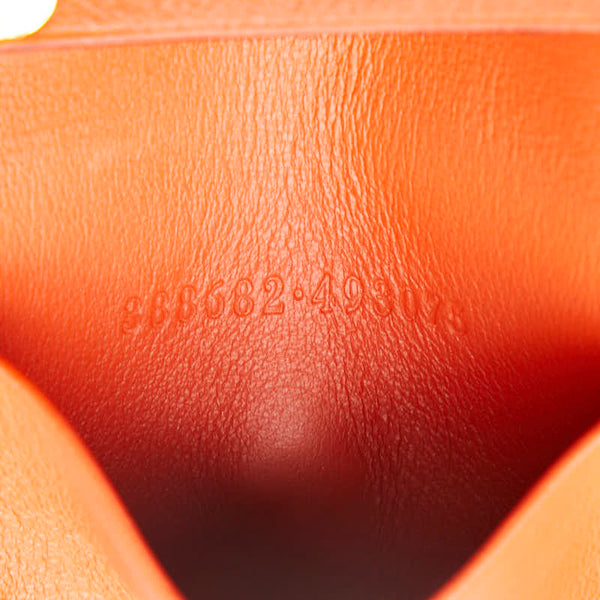 グッチ GGスプリーム キーケース 6連 388682 ベージュ ピンク PVC エナメル レディース GUCCI 【中古】