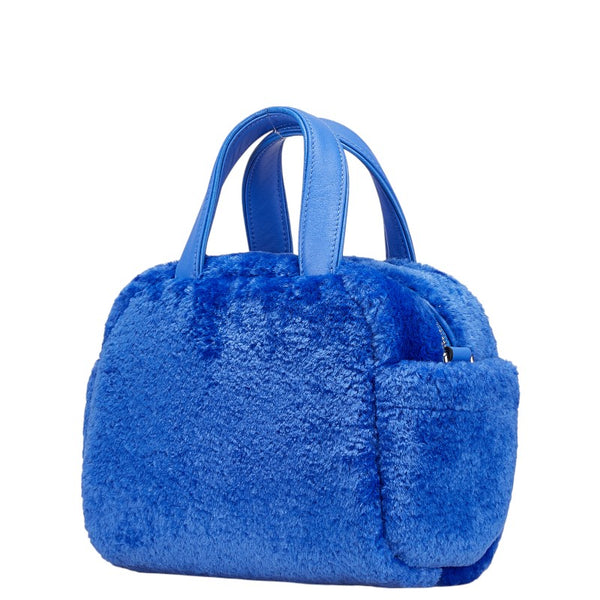 ケイトスペード アプレ シック ハンドバッグ ショルダーバッグ 2WAY ブルー ボア レザー レディース Kate Spade 【中古】